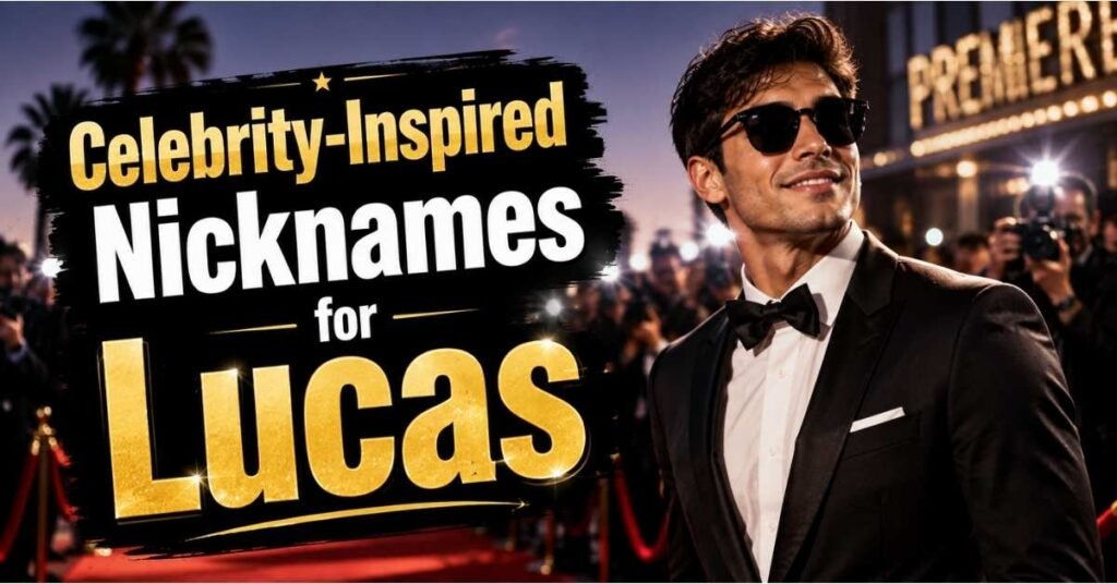 Celebrity-Inspired Nicknames for Lucas