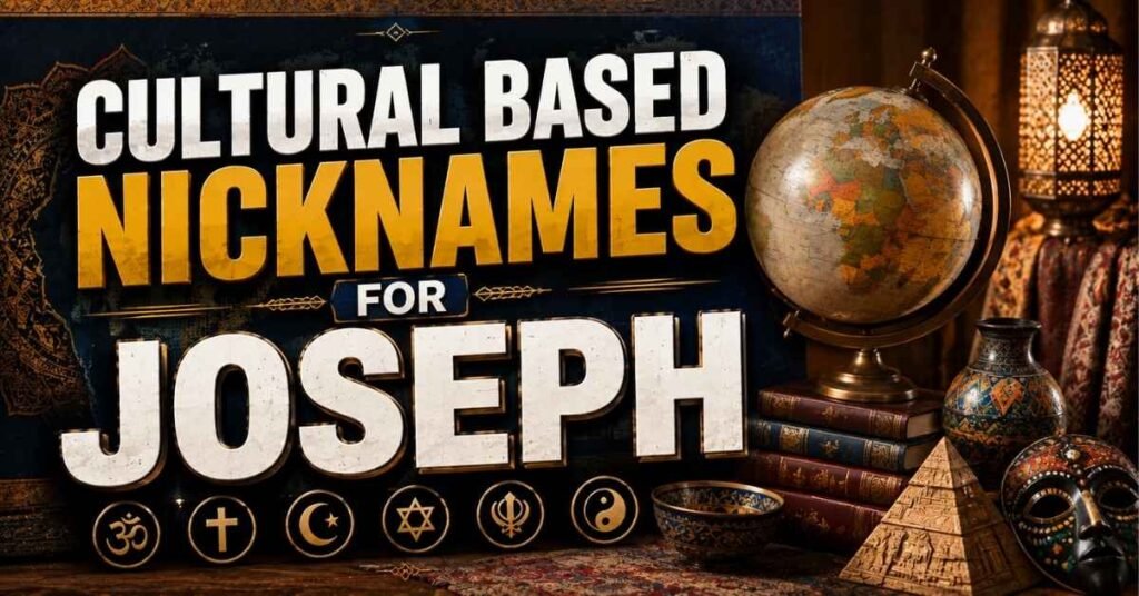 Cultural Based Nicknames For Joseph