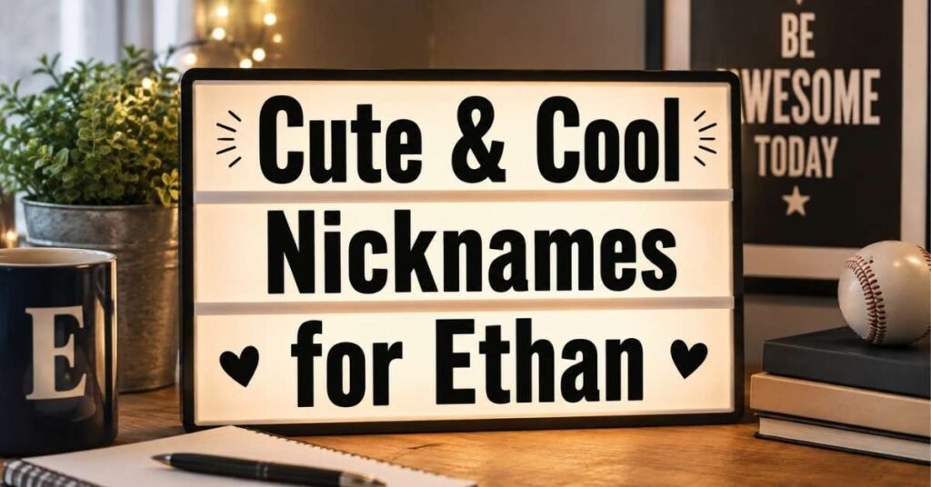 Cute & Cool Nicknames for Ethan