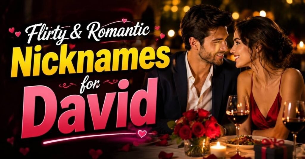 Flirty & Romantic Nicknames for David