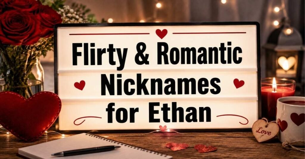 Flirty & Romantic Nicknames for Ethan