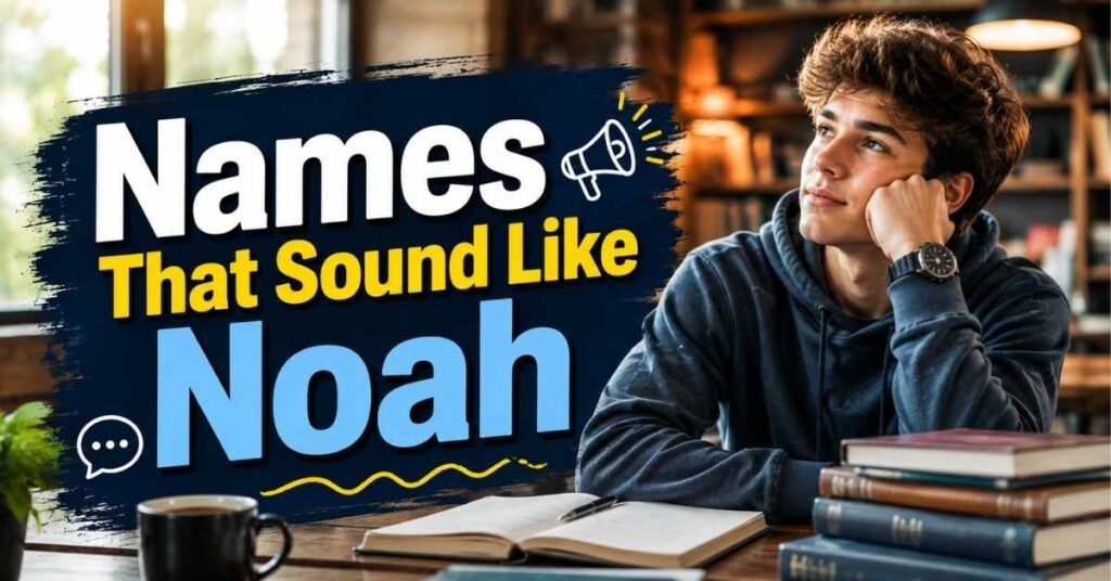 Names That Sound Like Noah