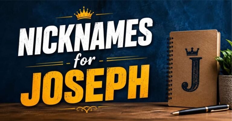 Nicknames for Joseph