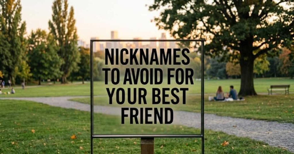 Nicknames to Avoid for Your Best Friend