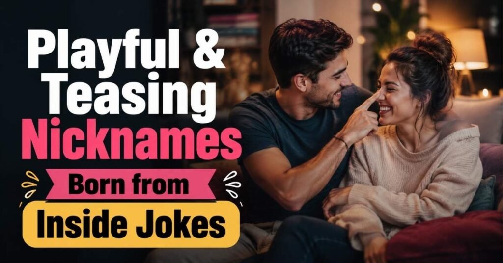 Playful & Teasing Nicknames Born from Inside Jokes