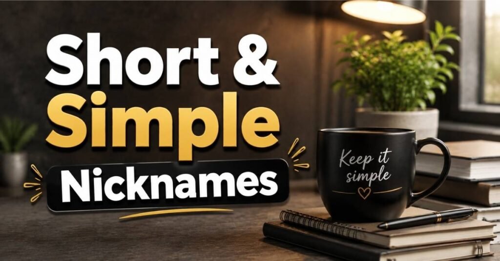 Short & Simple Nicknames