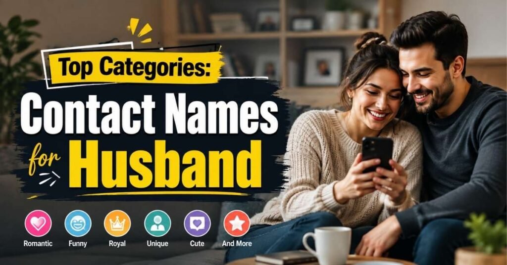 Top Categories Contact Names for Husband
