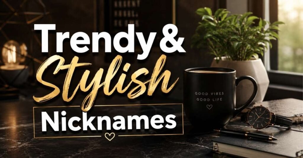 Trendy & Stylish Nicknames