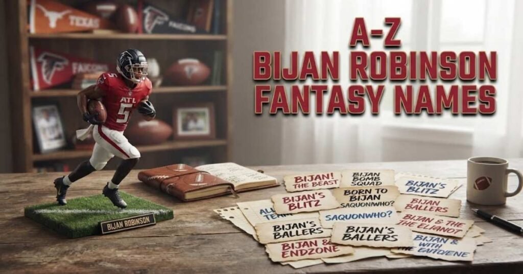 A-Z Bijan Robinson Fantasy Names