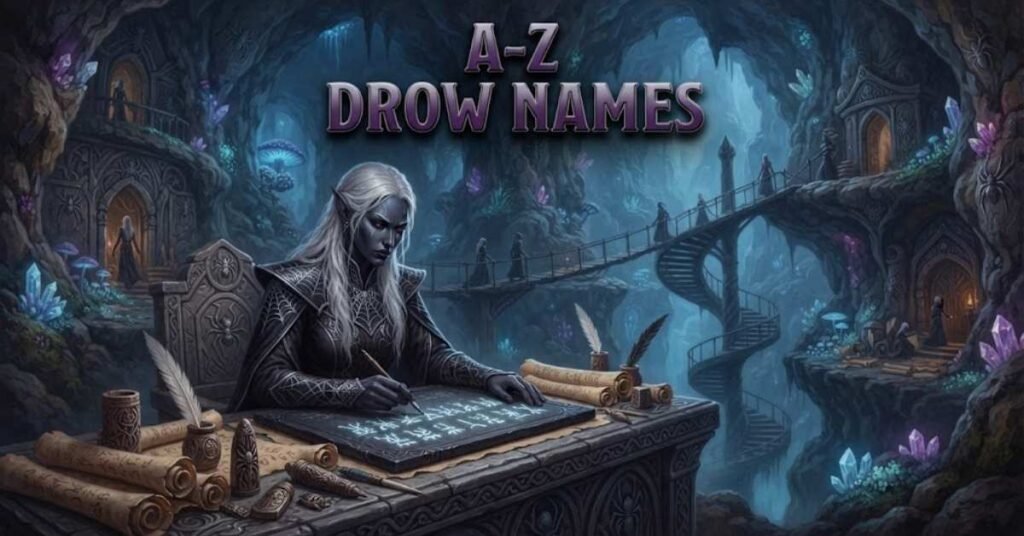 A-Z Drow Names