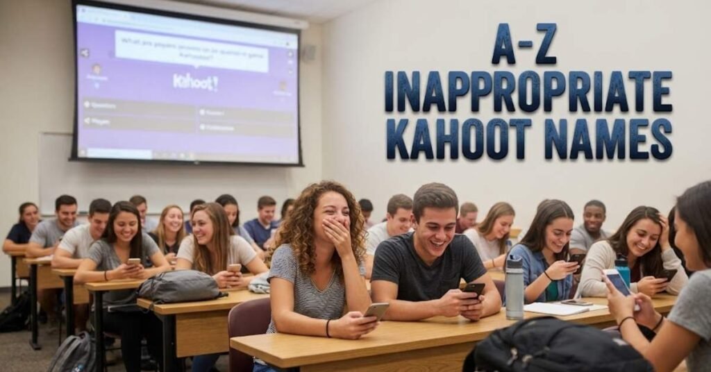 A-Z Inappropriate Kahoot Names