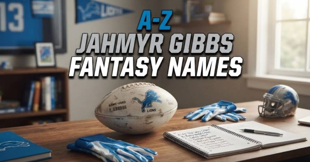 A-Z Jahmyr Gibbs Fantasy Names