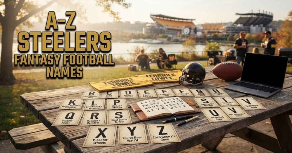 A-Z Steelers Fantasy Football Names