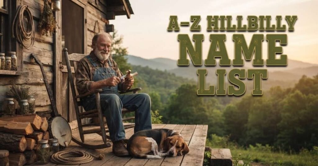 A–Z Hillbilly Name List