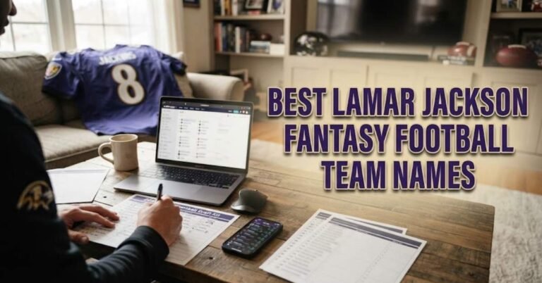 Best Lamar Jackson Fantasy Football Team Names