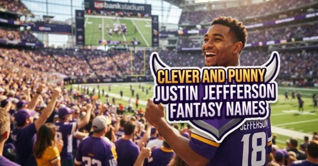 Clever and Punny Justin Jefferson Fantasy Names