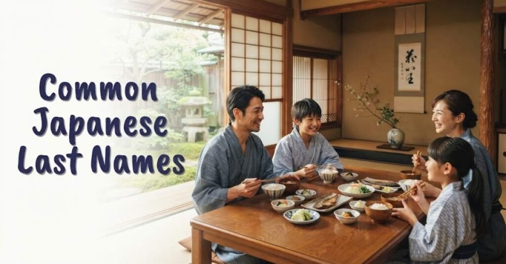 Common Japanese Last Names
