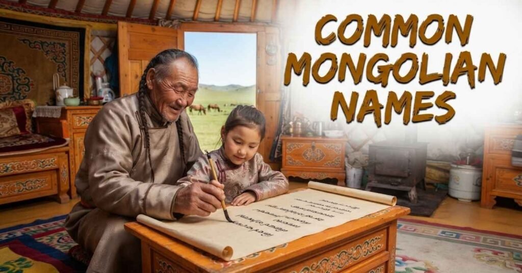 Common Mongolian Names