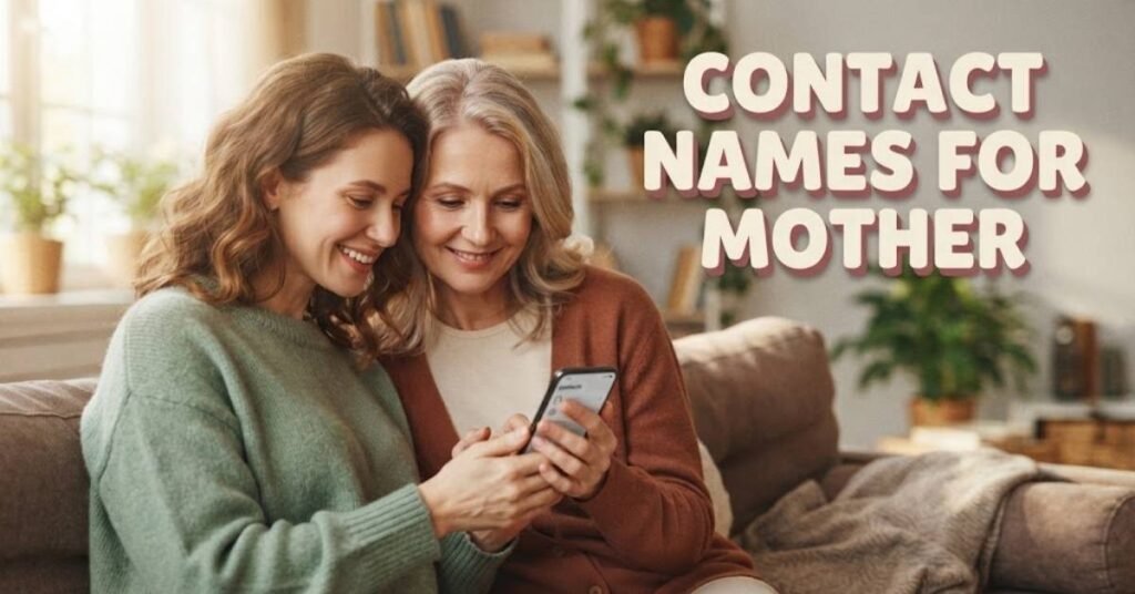 Contact Names For Mother