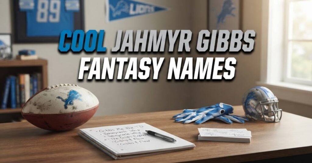 Cool Jahmyr Gibbs Fantasy Names