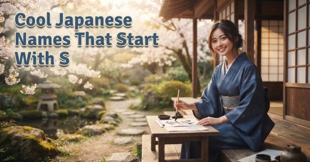 Cool Japanese Names That Start With S