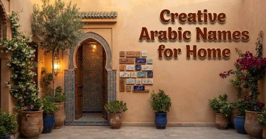 Creative Arabic Names for Home