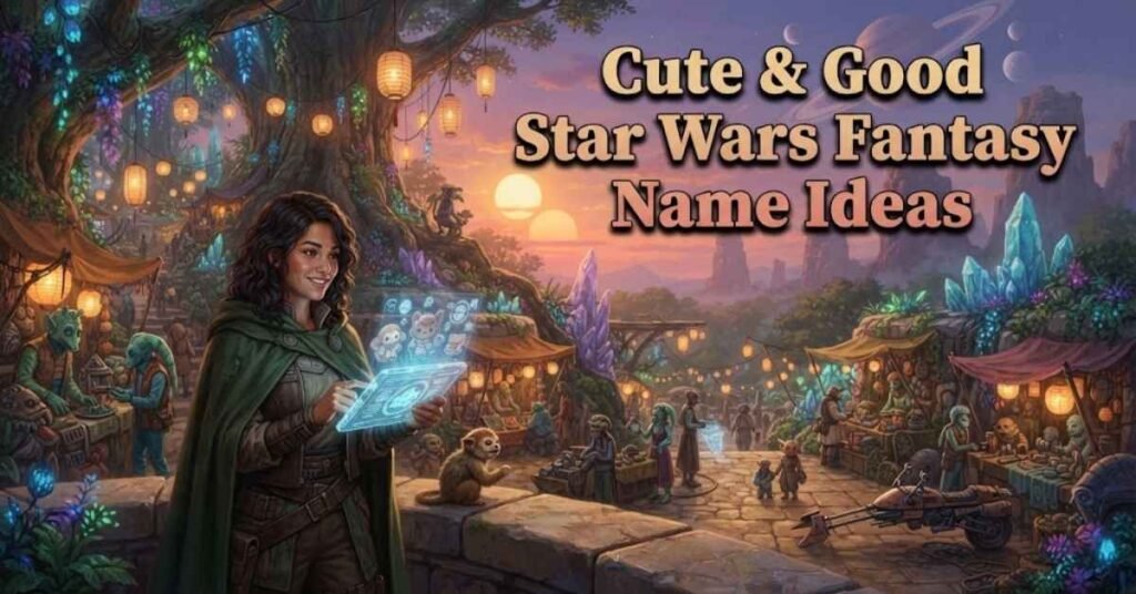 Cute & Good Star Wars Fantasy Name Ideas