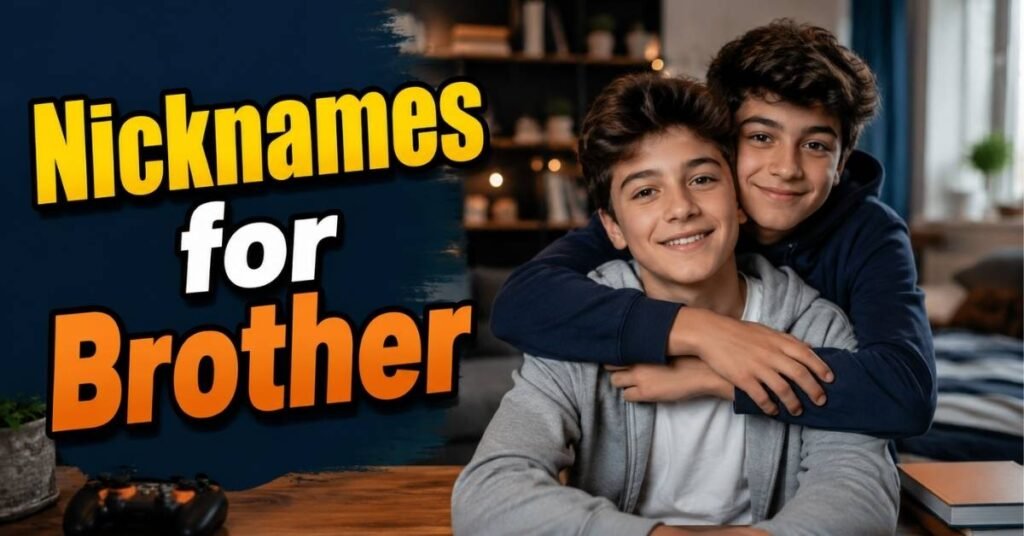Cute Nicknames for Brother