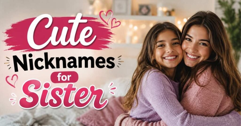 Cute Nicknames for Sister