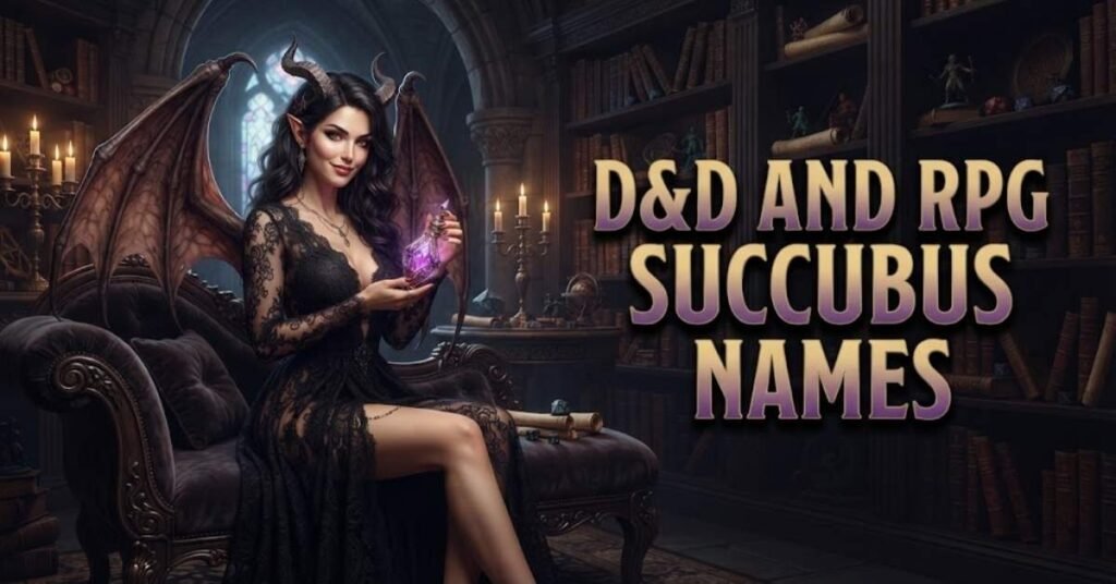 D&D and RPG Succubus Names