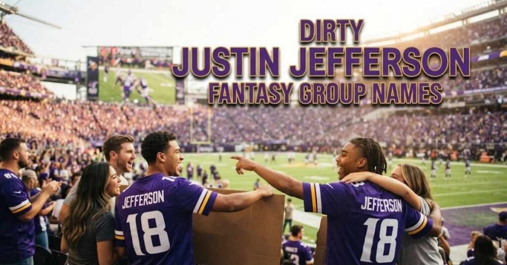 Dirty Justin Jefferson Fantasy Group Names