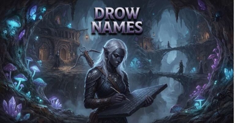 Drow Names
