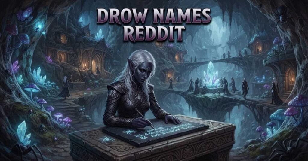 Drow Names Reddit