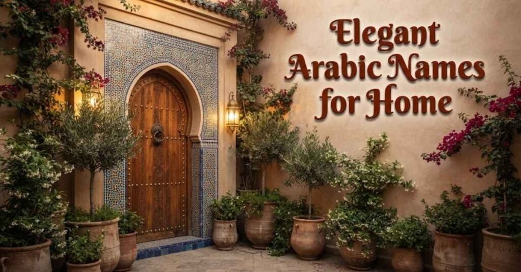 Elegant Arabic Names for Home