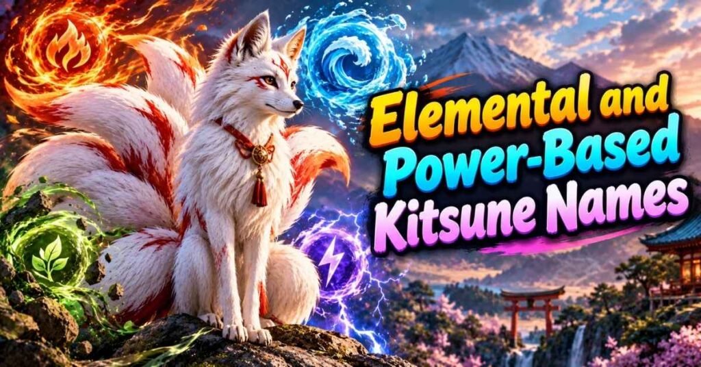 Elemental and Power-Based Kitsune Names