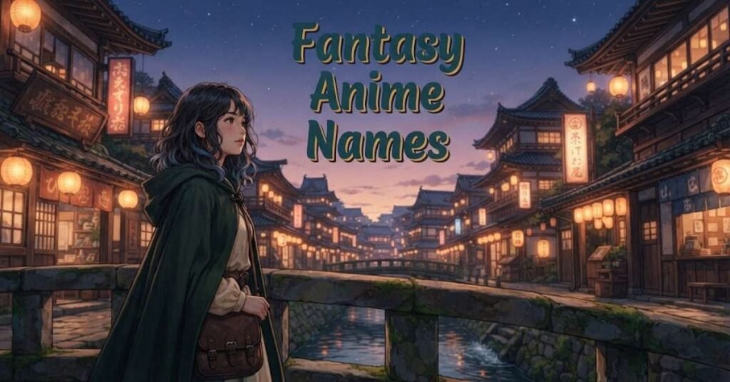 Fantasy Anime Names