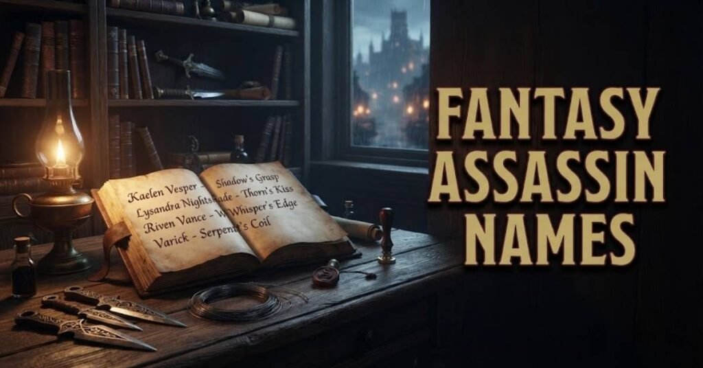 Fantasy Assassin Names