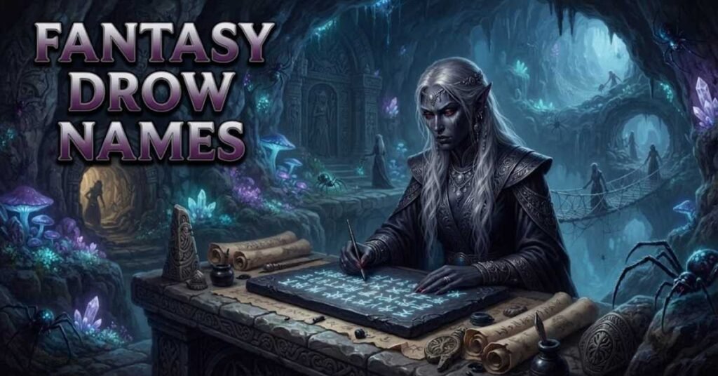 Fantasy Drow Names