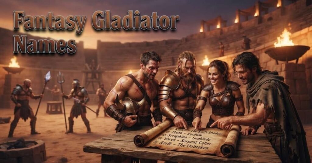 Fantasy Gladiator Names