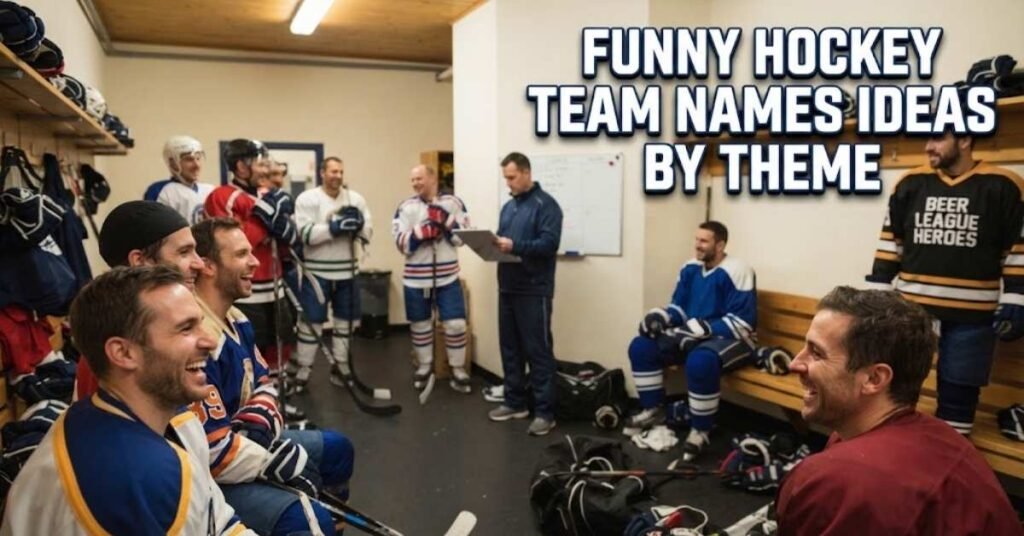 Funny Hockey Team Names Ideas by Theme