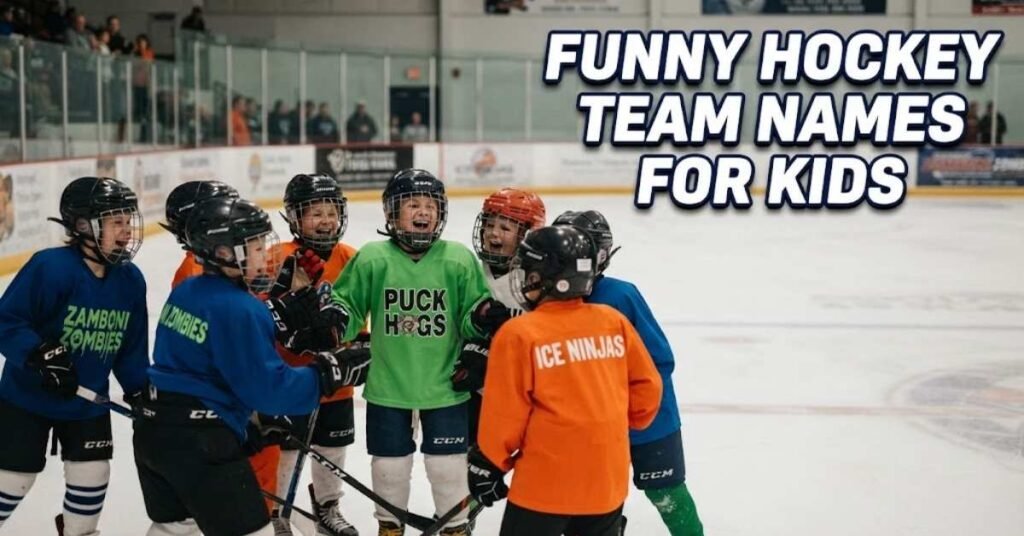Funny Hockey Team Names for Kids