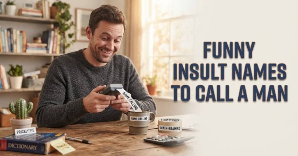 Funny Insult Names to Call a Man