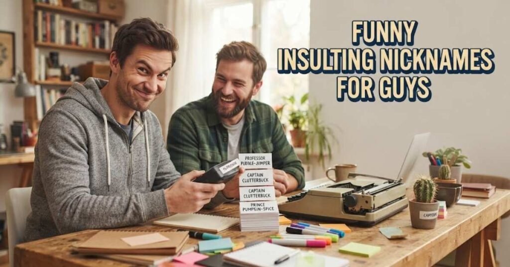 Funny Insulting Nicknames for Guys