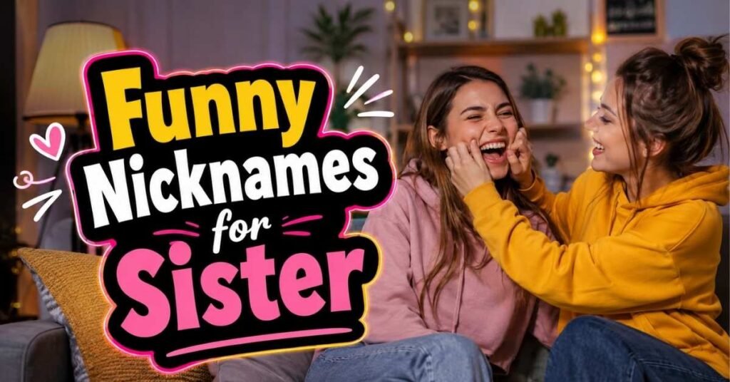 Funny Nicknames for Sister