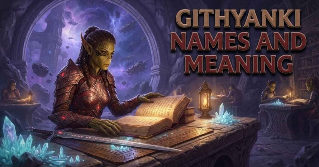 Githyanki Names and Meaning