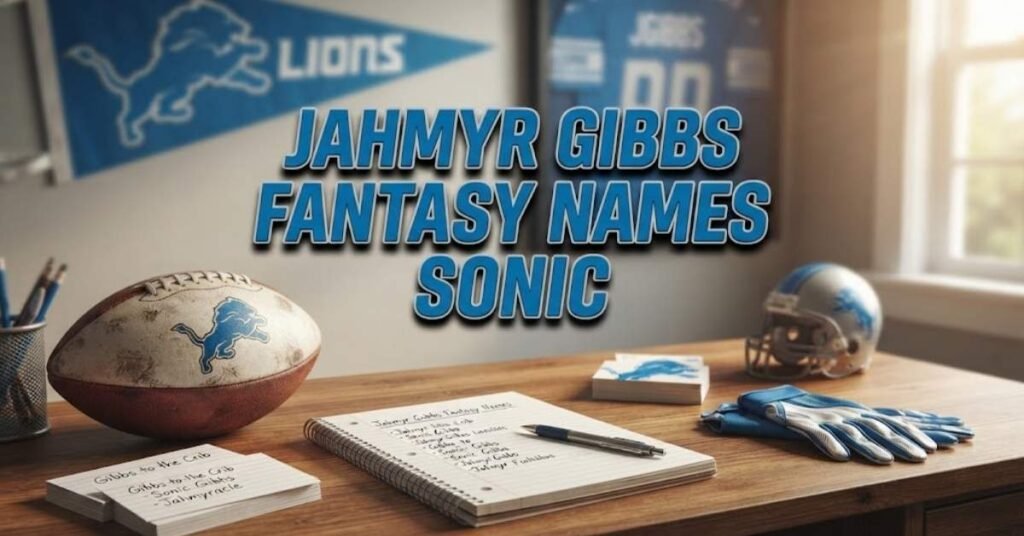 Jahmyr Gibbs Fantasy Names Sonic