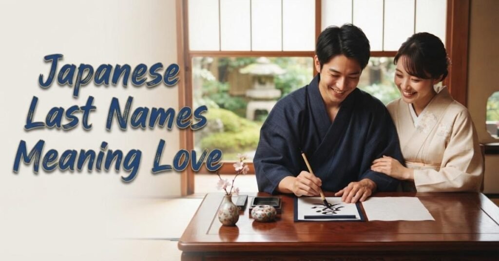 Japanese Last Names Meaning Love