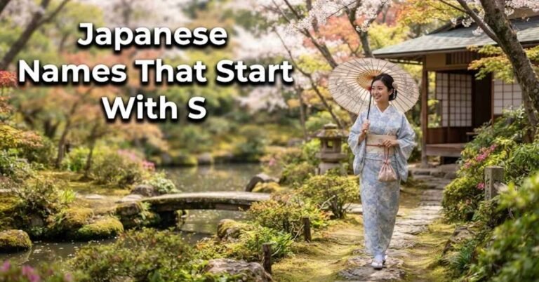 Japanese Names That Start With S