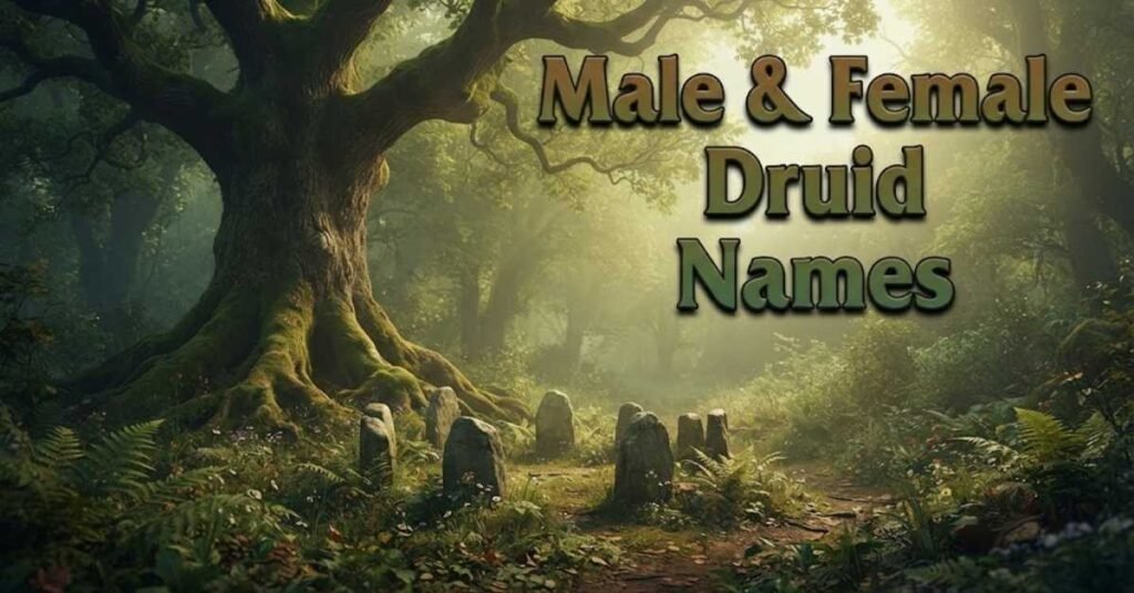 Male & Female Druid Names