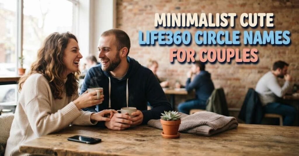 Minimalist Cute Life360 Circle Names For Couples